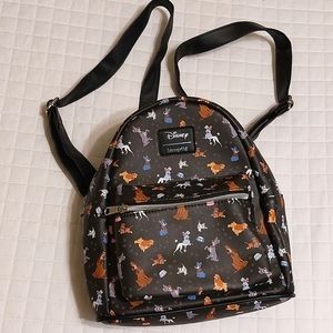 Disney Loungefly Dog Print Mini Backpack